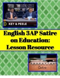 Education Satire Introductory journal, vocabulary, analysi