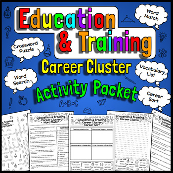 Preview of Education & Training Career Cluster- Activity Packet