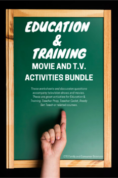 Preview of Education and Training Movie & TV Activities Bundle