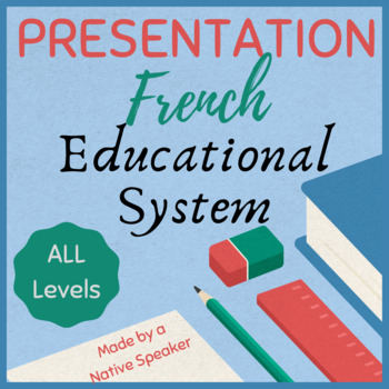 Preview of Presentation of the French Educational System | All Levels | French Schools