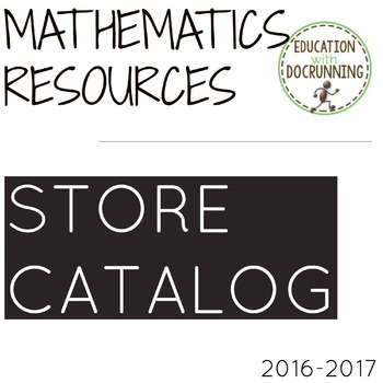 Preview of Education with DocRunning Mathematics Resources Catalog