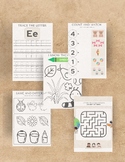 Early Childhood Educational Activity Packet PDF & Canva Te