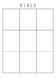 blank bingo board printable