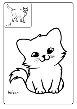 cute baby animal coloring pages printable