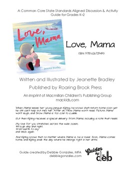 Preview of Educational Guide for LOVE, MAMA picture book
