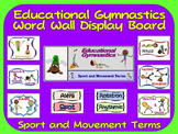 Educational Gymnastics Word Wall Display: Sport, Graphics 