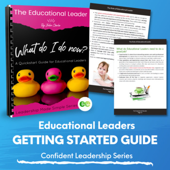 Preview of Educational Leader Role - A Quickstart Guide for PreK, Childcare, Daycare.