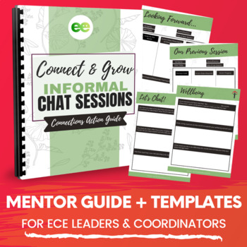 Preview of Educational Leader Staff Mentor Guide & Templates for Pre-K, Childcare, OSHC