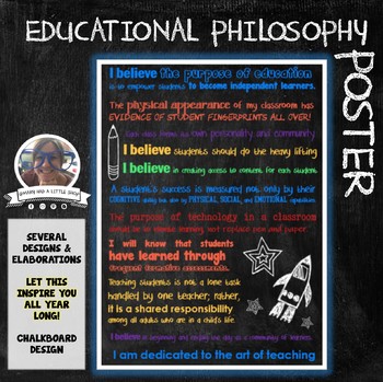 Preview of Educational Philosophy Poster