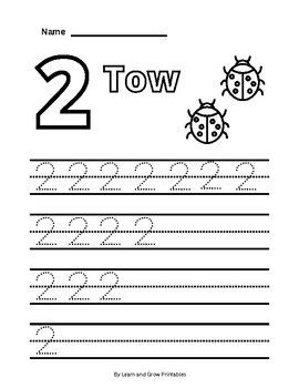 Educational Printable Worksheets, Tracing, Writing, Coloring Numbers 1 ...