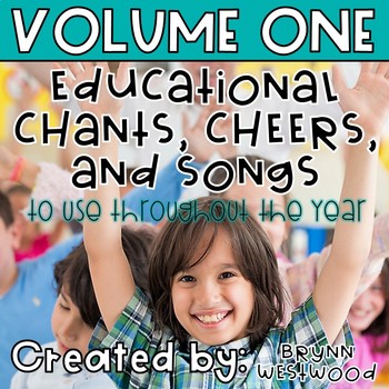 Preview of Educational Songs, Chants, & Cheers to Use Throughout the Year VOLUME ONE