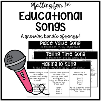 Preview of Educational Songs // GROWING BUNDLE
