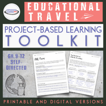 Preview of Educational Travel Project-Based Learning Tool Kit {Digital and Printable}