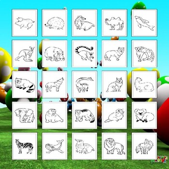 Educational and Artistic: Printable Mammals Animals Coloring Pages for Kids