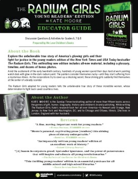 Preview of Educator Guide for The Radium Girls: Young Readers' Edition by Kate Moore