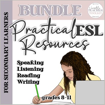 Preview of Practical ESL Resources Bundle (Speaking, Reading, Writing)