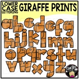Educlips Signature Safari LOWER CASE Letters - Giraffe Pri