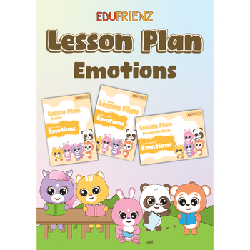 Preview of Edufrienz Learn About Emotions with Social-Emotional Learning Lesson Plan