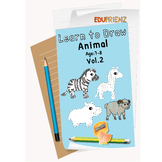 Edufrienz Learn to Draw Children's Drawing Worksheets Bundle
