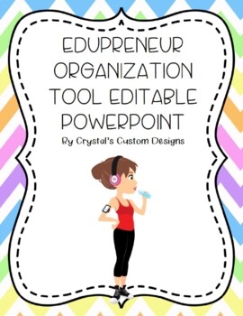 Preview of Edupreneur's Organization Tool Editable Powerpoint