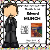 Edvard Munch Activities - Famous Artist Biography Art Unit