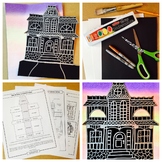 Edward Hopper-Inspired Spooky Victorian House Lesson