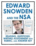 Edward Snowden and the NSA - Reading, Questions, Assignments, Key
