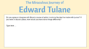 Preview of Edward Tulane (Ch 22-24) NOVEL UNIT ~DIGITAL ASSIGNMENT~