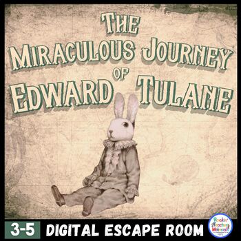 Preview of Edward Tulane Upper Elementary Digital Escape Room