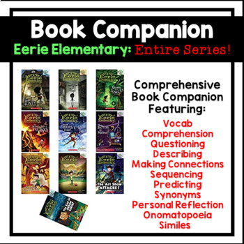 Preview of Eerie Elementary: Complete Series! Book Companion| Novel Study | Comprehension