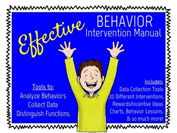Preview of Effective Behavior Intervention Manual, PBIS & RtI Friendly (Tier 2)