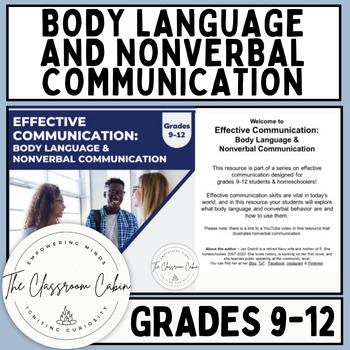 Preview of Effective Communication: Body Language and Nonverbal Communication  Grades 9-12