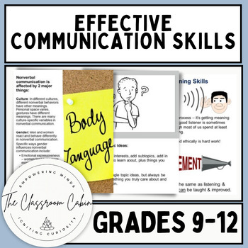 Preview of Effective Communication Skills Bundle for Grades 9-12 and Homeschool