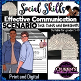 Social Skills - Effective Communication Scenario Task Card