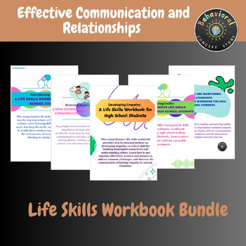 Preview of Effective Communication and Relationships Bundle for Kids