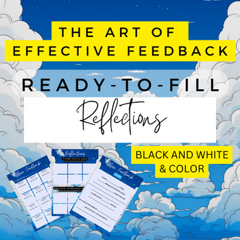 Preview of Effective Feedback Set - Build Routines - Build a Positive Classroom Community