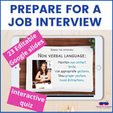 Job Interview - Career readiness - Tips  presentation & di
