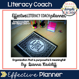 Effective Literacy Coach Planner