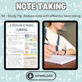 Effective Note Taking using the Cambridge math textbook
