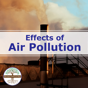 Preview of Effects of Air Pollution  | Video Lesson, Handout, Worksheets | Environment