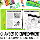 Effects of Changes to the Environment | Science Reading Pa