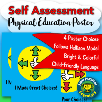 Preview of Student "Touchable" Self Assessment Health and Physical Education Poster