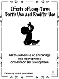 Effects of Long-Term Bottle & Pacifier Use Parent Handouts
