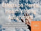 Effects of Mental Health Paragraph Response Assignment