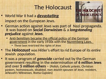 effects of the holocaust on the world