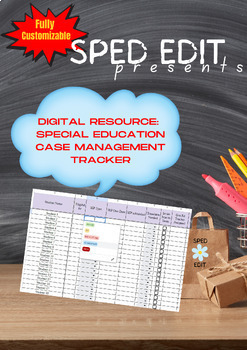 Preview of Efficient IEP Case Management Tracker: Your Ultimate Time-Saving Solution