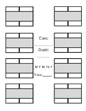 Effortless Classroom Organization: Blank 8-Table, 4-Seat S