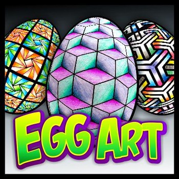 Preview of Egg Art - Coloring Pages, Templates, and Reference Graphics