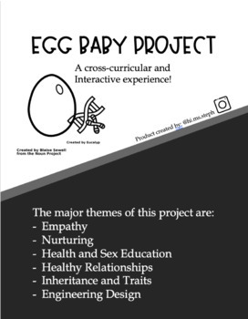 Preview of Egg Baby Cross Curricular Project