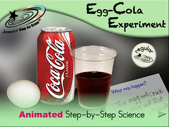 Preview of Egg-Cola Experiment - Animated Step-by-Step Science - Regular